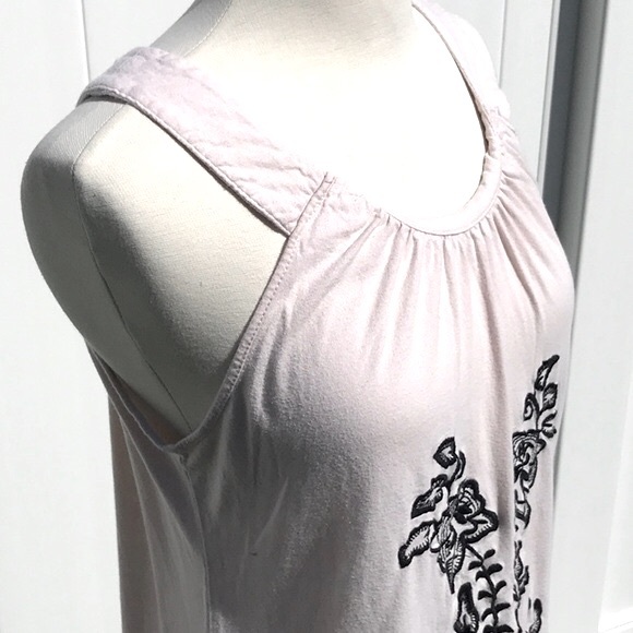 BCBG MaxAzria Cotton Halter Style Embroidered Coverup Dress Size Medium - Picture 5 of 16